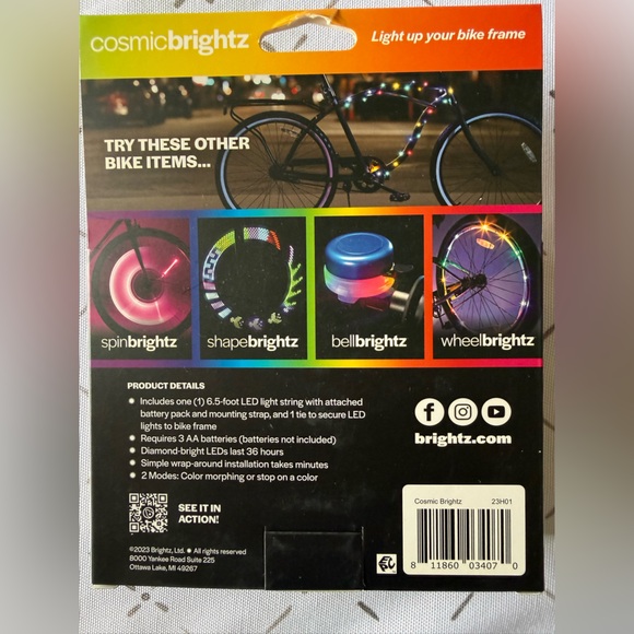 LED Bike Light String - Colorful - Picture 2 of 5